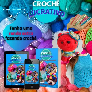 Imagem de capa para o Ebook Crochê Lucrativo
