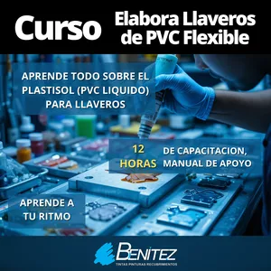 Imagen de portada para Curso online Elabora Llaveros de PVC Flexible (Plastisol)