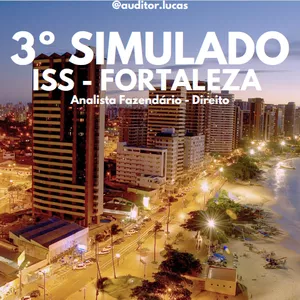 Imagem de capa para o Ebook 3º Simulado ISS-FORTALEZA - Analista Fazendário - Direito