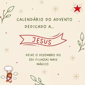 Imagem de capa para o Ebook Calendário do Advento 2025