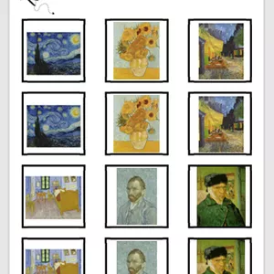 Imagem de capa para o Ebook JOGO DA MEMÓRIA VAN GOGH