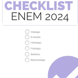 Imagem de capa para o Ebook Checklist ENEM