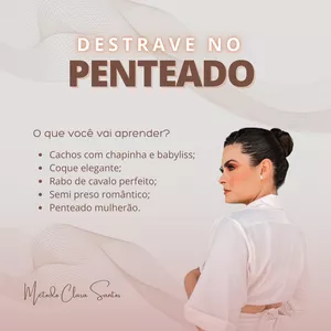 Imagem de capa para o Curso online Destrave no Penteado - Método Clara Santos