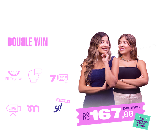 Gêmeas do Inglês  Garanta Sua Vaga - BiEnglish