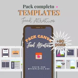 Imagem de capa para o Curso online Templates artes para instagram