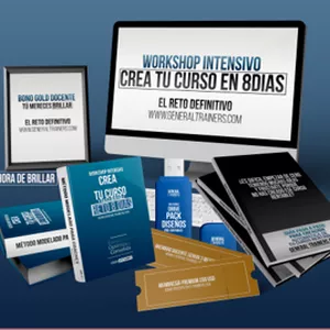 Imagen de portada para Curso online "Crea tu curso en 8 Días" Workshop Intensivo