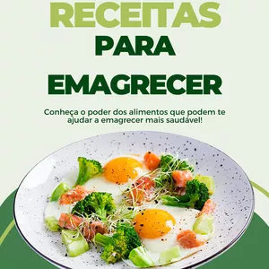 Imagem de capa para o Ebook 50 receitas para emagrecer 