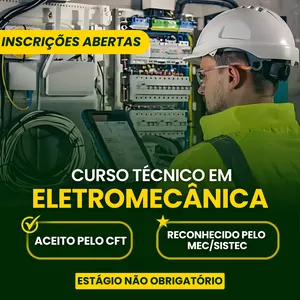 Imagem de capa para o Curso online Curso Técnico Eletromecânica EAD