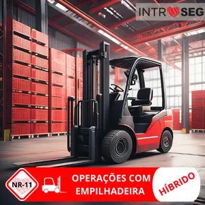 Imagem de capa para o Curso online NR-11 - 08h - Híbrido - Operador de Empilhadeira