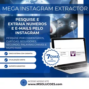 Imagem de capa para o Curso online MEGA INSTAGRAM EXTRACTOR