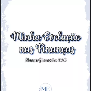 Imagem de capa para o Ebook Planner Financeiro 2026 - Capa 01 - Colorido