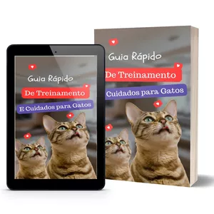 Imagem de capa para o Ebook Guia Rápido de Treinamento e Cuidados para Gatos
