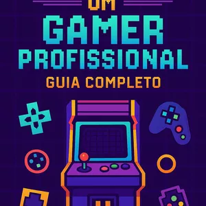 Imagem de capa para o Ebook E-book: Como se Tornar um Gamer Profissional: Guia Completo