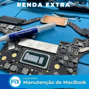 Imagem de capa para o Curso online Renda Extra com Manutenção de MacBook