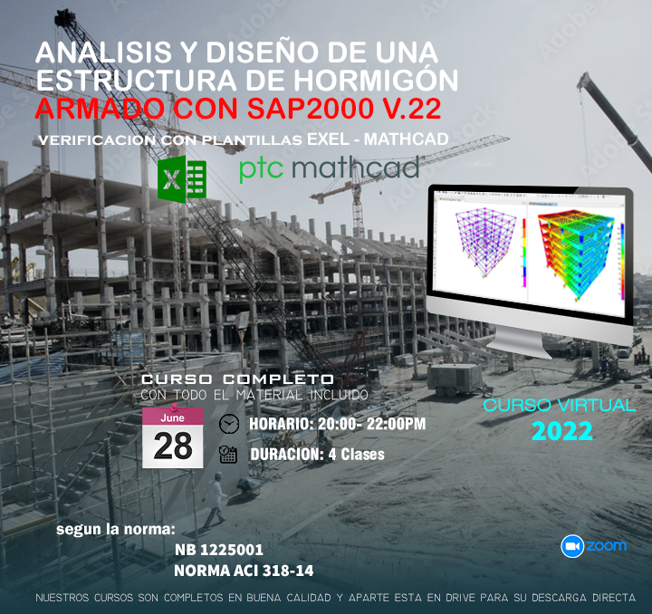 ANALISIS Y DISEÑO DE UNA ESTRUCTURA DE HORMIGON ARMADO CON SAP2000 V.22