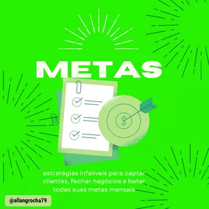 Imagem de capa para o Ebook METAS