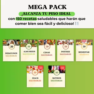 Imagen de portada para Curso online  150 RECETAS SALUDABLES, ALCANZA TU PESO IDEAL
