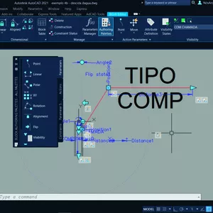 Imagem de capa para o Curso online Curso Blocos Dinâmicos no AutoCAD