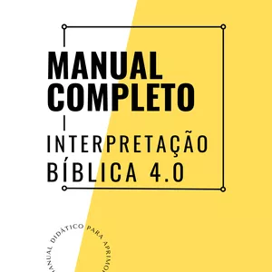 Imagem de capa para o Ebook Manual Completo de Interpretação Bíblica
