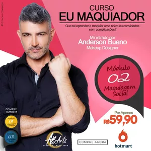 Imagem do curso EU MAQUIADOR - Módulo 02 - MAQUIAGEM SOCIAL