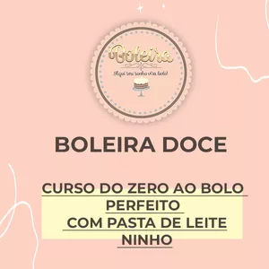 Imagem do curso Do zero ao bolo perfeito: Com pasta de leite ninho.