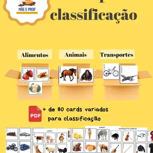 Imagem de capa para o Ebook Flash Cards para classificação
