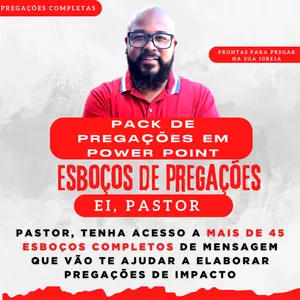 Imagem de capa para o Curso online PACK ESBOÇOS DE PREGAÇÕES EM POWER POINT