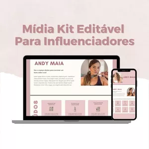 Imagem de capa para o Curso online Mídia Kit Perfeito - Mídia Kit Editável Para Influenciadores