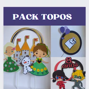 Imagem de capa para o Ebook PACK TOPOS É KIT DE  FESTAS 