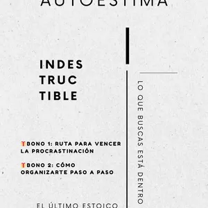 Imagen de portada para Ebook AUTOESTIMA INDESTRUCTIBLE