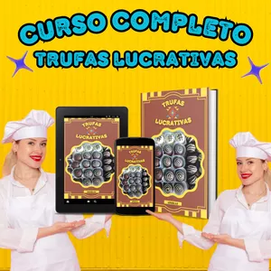 Imagem de capa para o Ebook CURSO COMPLETO TRUFAS LUCRATIVAS