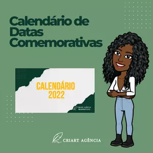 Imagem de capa para o Ebook Calendário de datas comemorativas 2022