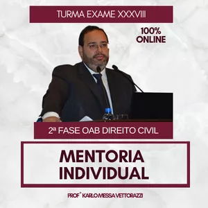 Imagem de capa para o Curso online Mentoria Individualizada - 2ª Fase OAB Civil 