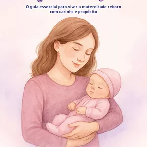 Imagem de capa para o Ebook Mamãe de Amor - O guia essencial para viver a maternidade reborn com carinho e propósito