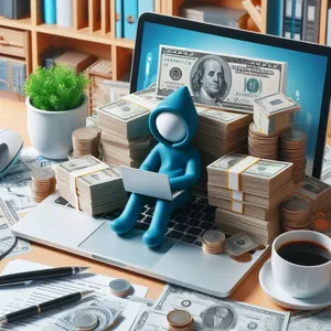 Imagem de capa para o Ebook Guia Prático: Como Ganhar Dinheiro Online – Do Zero à Liberdade Financeira