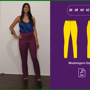 Imagem de capa para o Curso online Calça Skinny Cintura Alta