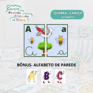 Imagem de capa para o Ebook QUEBRA-CABEÇA DO ALFABETO