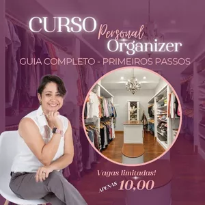 Imagem de capa para o Curso online Curso Rápido - Guia completo Personal Organizer