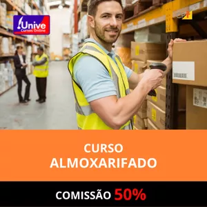 Imagem de CURSO DE ALMOXARIFADO criado por Unive Cursos na hotmart