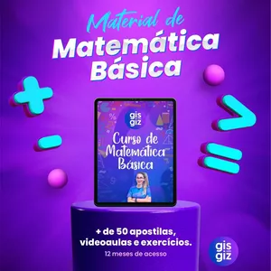 Imagem de capa para o Curso online Matemática Básica Gis com Giz
