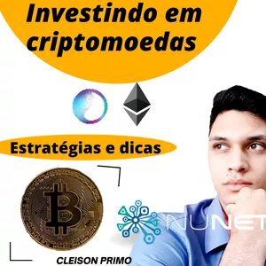 Imagem de capa para o Ebook "Investindo em criptomoedas: estratégias e dicas"