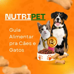 Imagem de capa para o Ebook NutriPet - Guia Alimentar pra Cães e Gatos