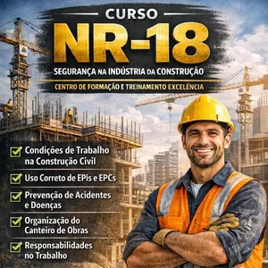 Imagem do curso NR-18 - Centro de Formação e treinamento Excelência