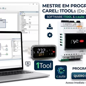 Imagem de Mestre em Programação de CLP Carel: 1Tool & c.suite (Do Zero ao Avançado) criado por ALAN APARECIDO DA SILVA PAZ na hotmart