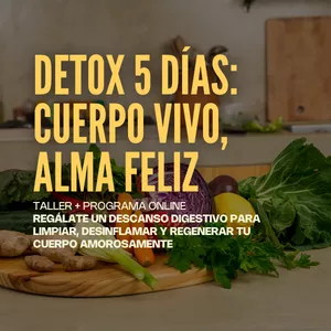 Imagen de portada para Curso online Detox 5 Días: Cuerpo Vivo, Alma Feliz!