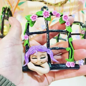 Imagem de capa para o Curso online Fada na janela em biscuit