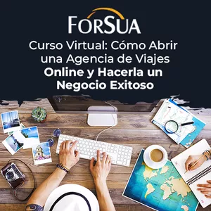 Imagen de portada para Curso online Curso Virtual: Cómo Abrir una Agencia de Viajes Online y Hacerlo un Negocio Exitoso