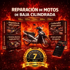 Imagen de portada para Ebook Reparación de motos de baja cilindrada 