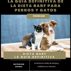 Imagen de portada para Ebook LA GUÍA DEFINITIVA DE LA DIETA BARF PARA PERROS Y GATOS