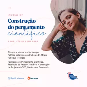 Imagem de capa para o Curso online Construção de projeto e pensamento Científico